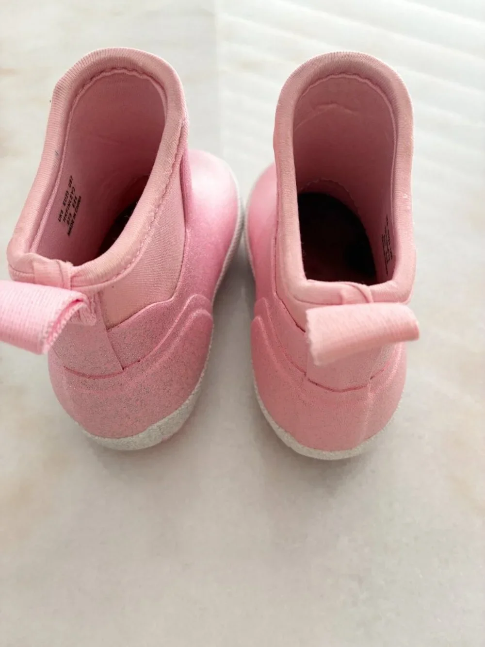 HUNTER Little Kids Finely Pull-On Waterproof Pink Chelsea Boots Size 7